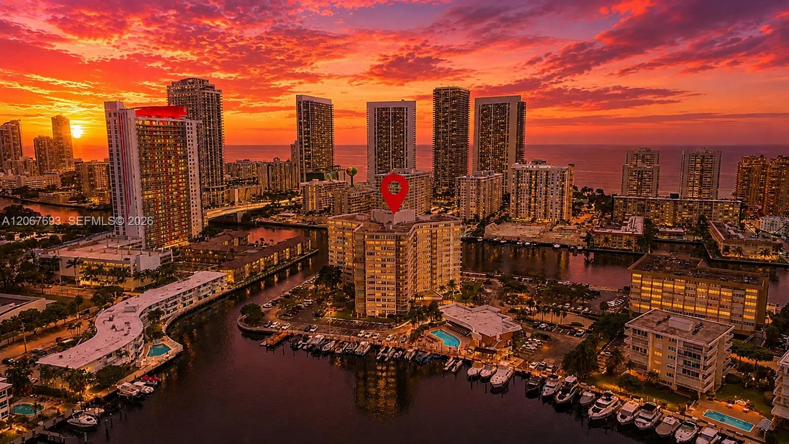 Foto de propiedad en 100 Golden Isles Drive 1109, Hallandale Beach, FL 33009 Hallandale Beach con MLS# 