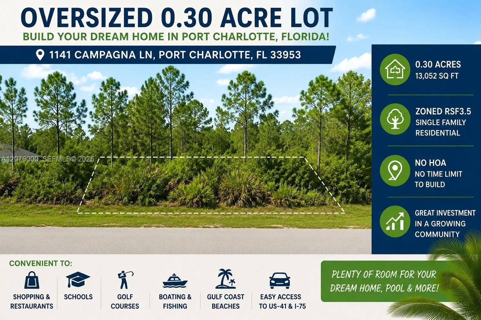 En Venta 1141 Campagna Lane, Port Charlotte, FL 33953, Port Charlotte, FL 33953