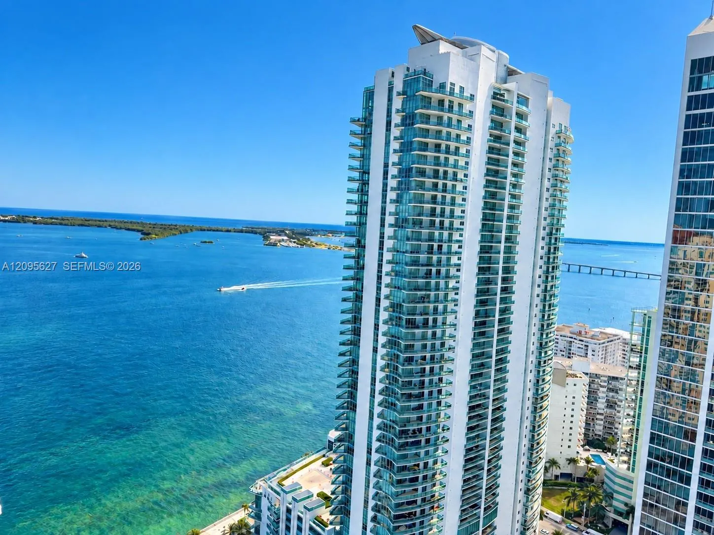 Panoramic Biscayne Bay and city skyline views