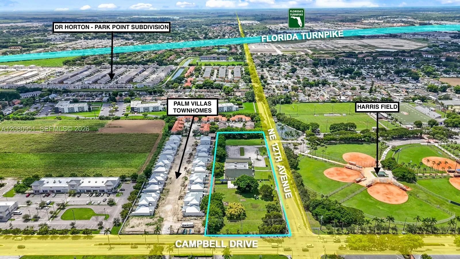 Foto de propiedad en 1200 NE 8th Street, Homestead, FL 33033 Homestead con MLS# 
