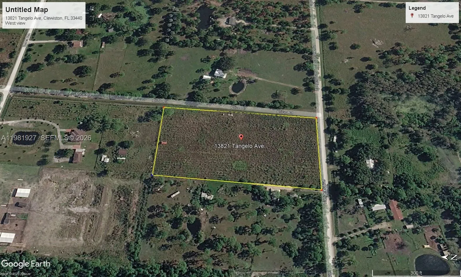 Foto de propiedad en 13821 Tangelo, Clewiston, FL 33440 Clewiston con MLS# 