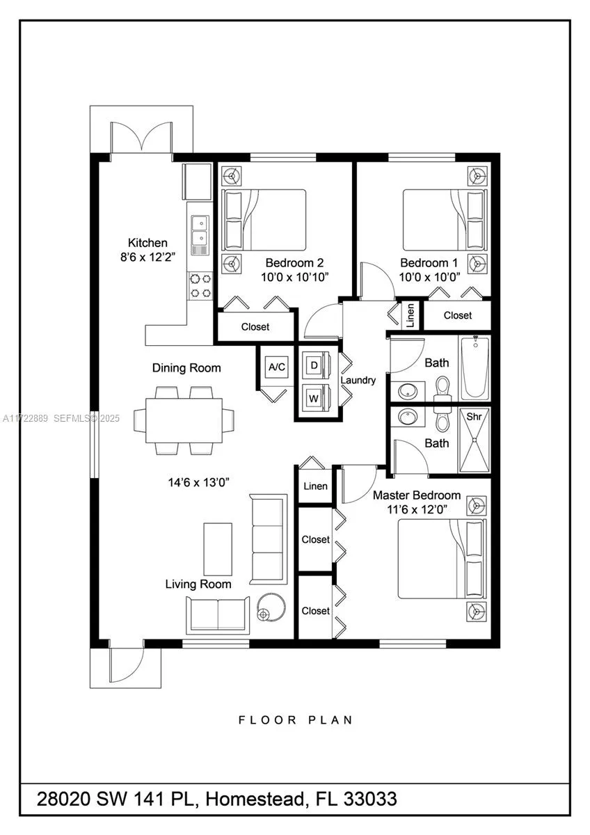 Foto de propiedad en 14006 SW 280th Terrace 0, Homestead, FL 33033 Homestead con MLS# 