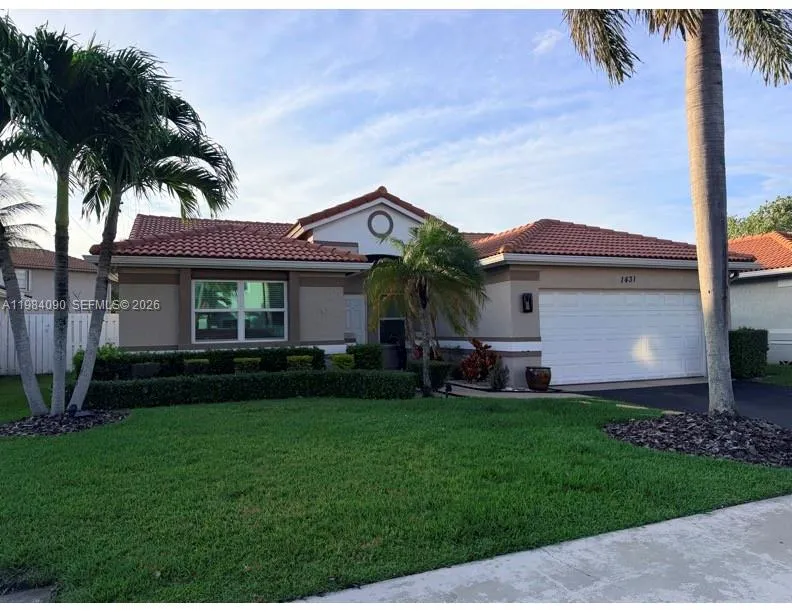 Vendido 1431 NW 129th Avenue, Sunrise, FL 33323, Sunrise, FL 33323