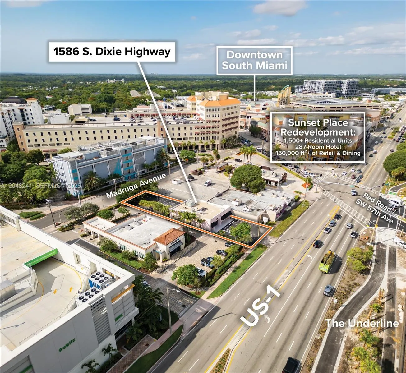 Foto de propiedad en 1586 S Dixie Highway, Coral Gables, FL 33146 Coral Gables con MLS# 