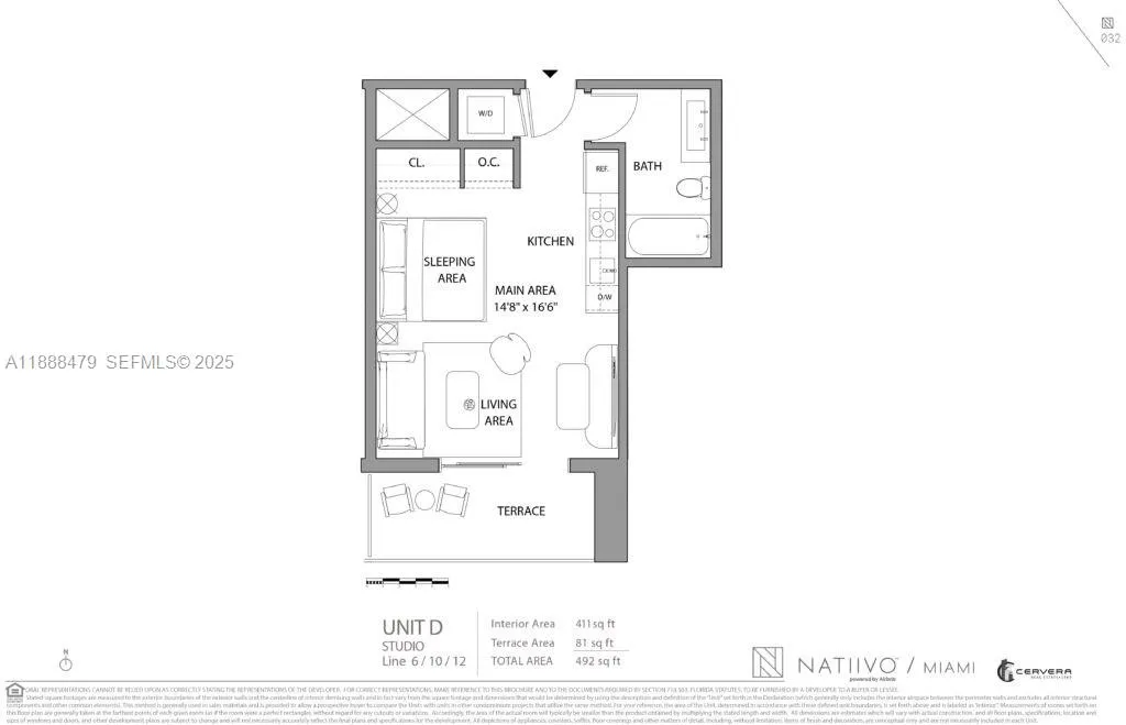 Foto de propiedad en 159 NE 6th Street 3412, Miami, FL 33132 Miami con MLS#