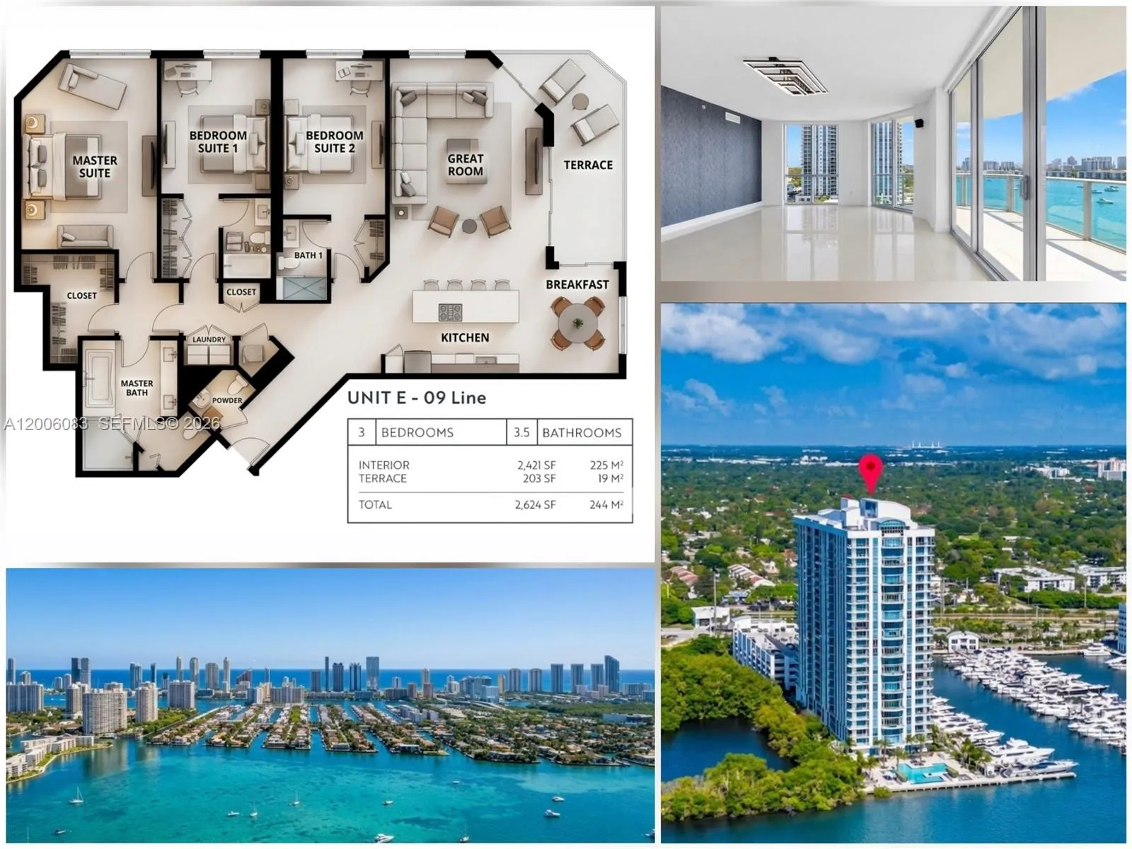 Foto de propiedad en 17111 Biscayne Boulevard 909, North Miami Beach, FL 33160 North Miami Beach con MLS# 