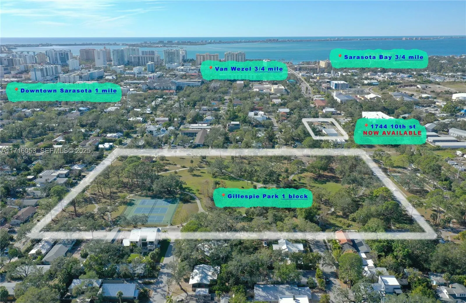 Foto de propiedad en 1744 10th Street, Sarasota, FL 34236 Sarasota con MLS# 