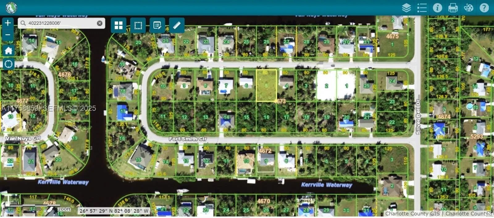 Foto de propiedad en 18547 Fort Smith Fort, Port Charlotte, FL 33948 Port Charlotte con MLS# 