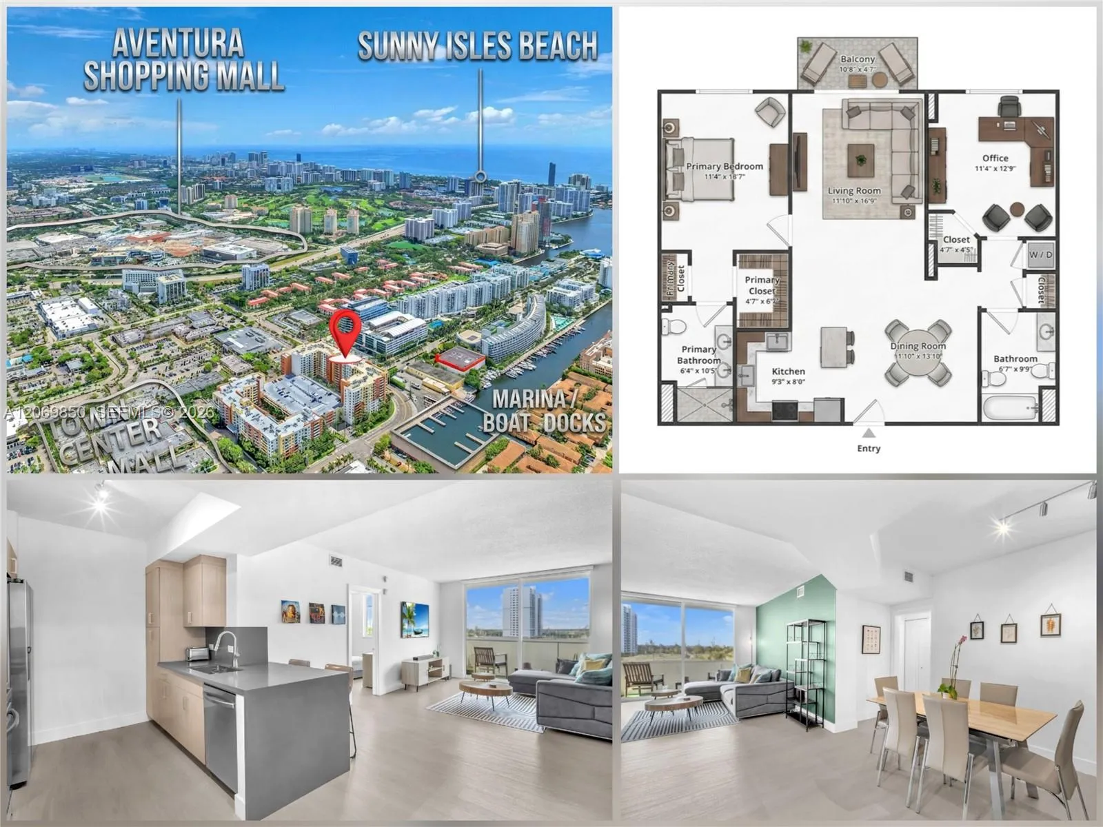 Foto de propiedad en 18800 NE 29th Avenue 517 (Fully Renovated), Aventura, FL 33180 Aventura con MLS# 