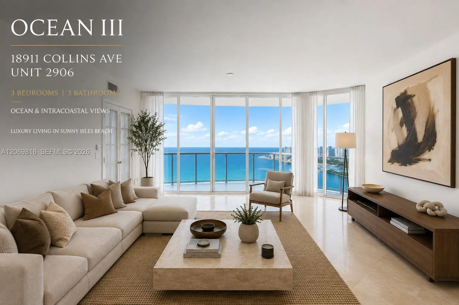 Foto de propiedad en 18911 Collins Avenue 2906, Sunny Isles Beach, FL 33160 Sunny Isles Beach con MLS# 
