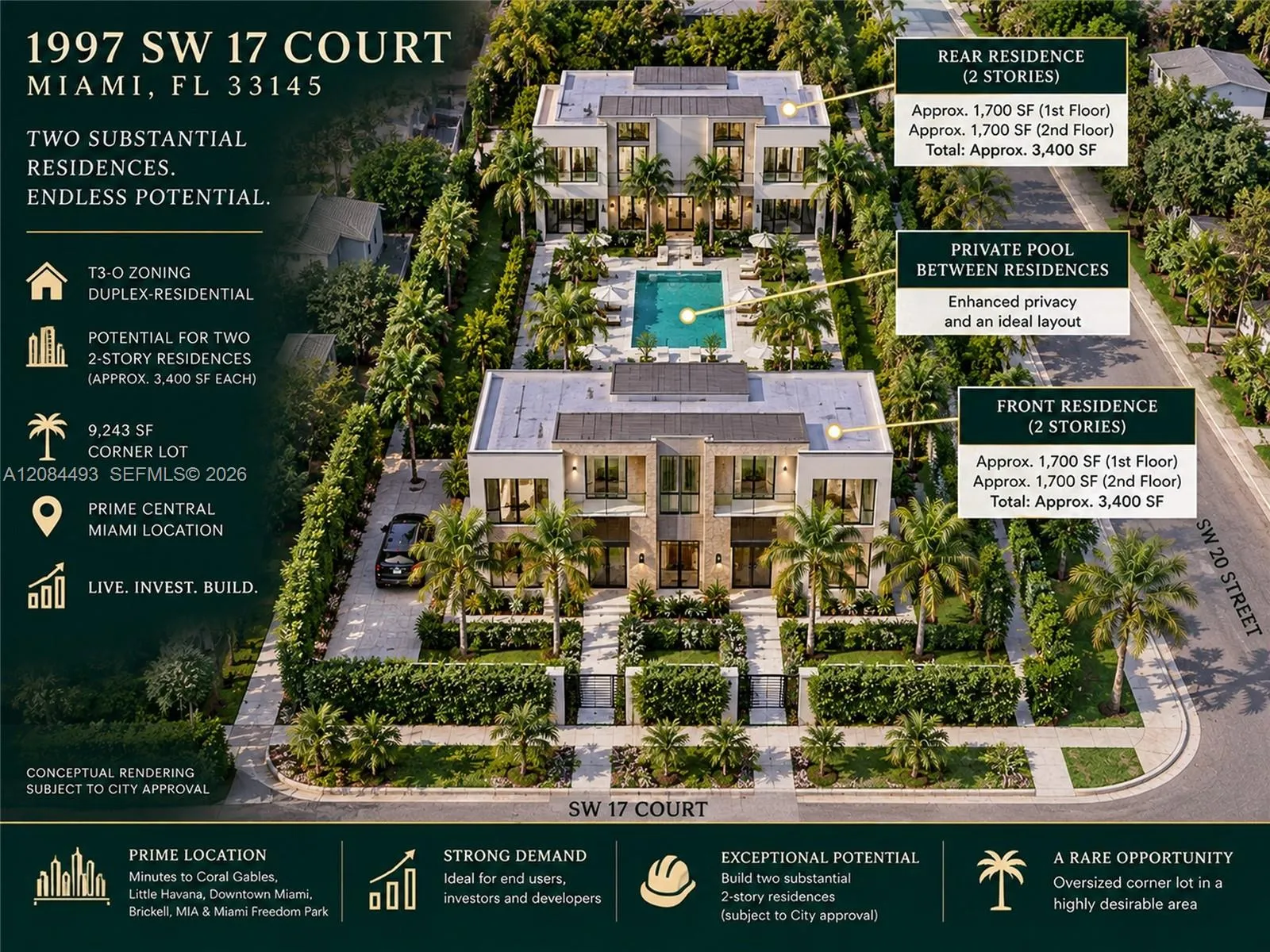 En Venta 1997 SW 17th Court, Miami, FL 33145, Miami, FL 33145