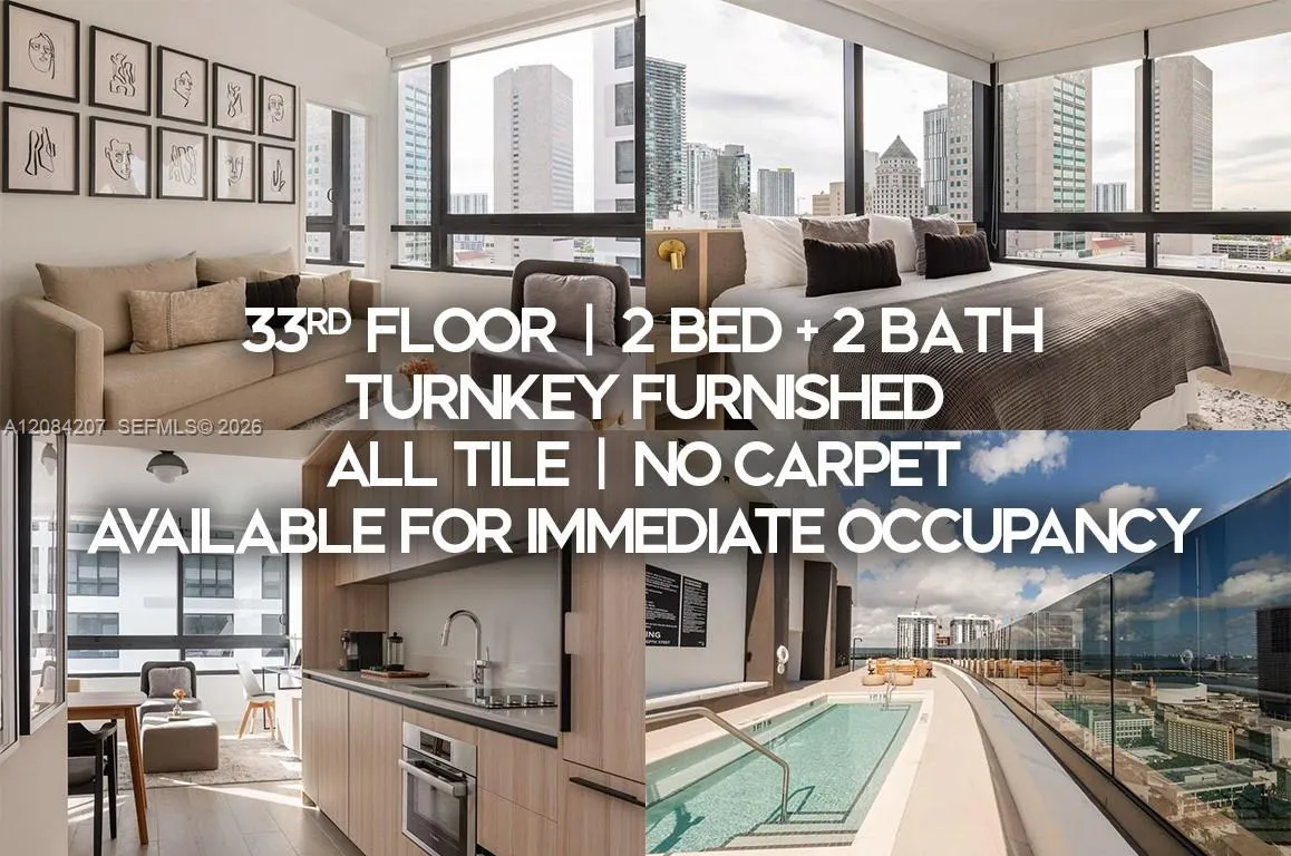 En Renta 225 N Miami Avenue 3312, Miami, FL 33128, Miami, FL 33128