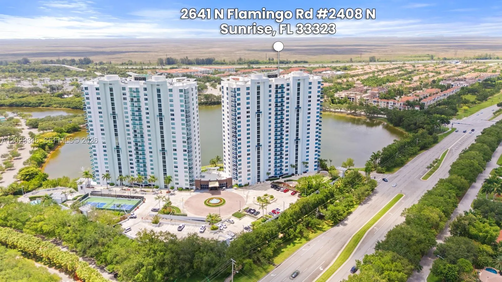 Foto de propiedad en 2641 N Flamingo Road 2408N, Sunrise, FL 33323 Sunrise con MLS# 