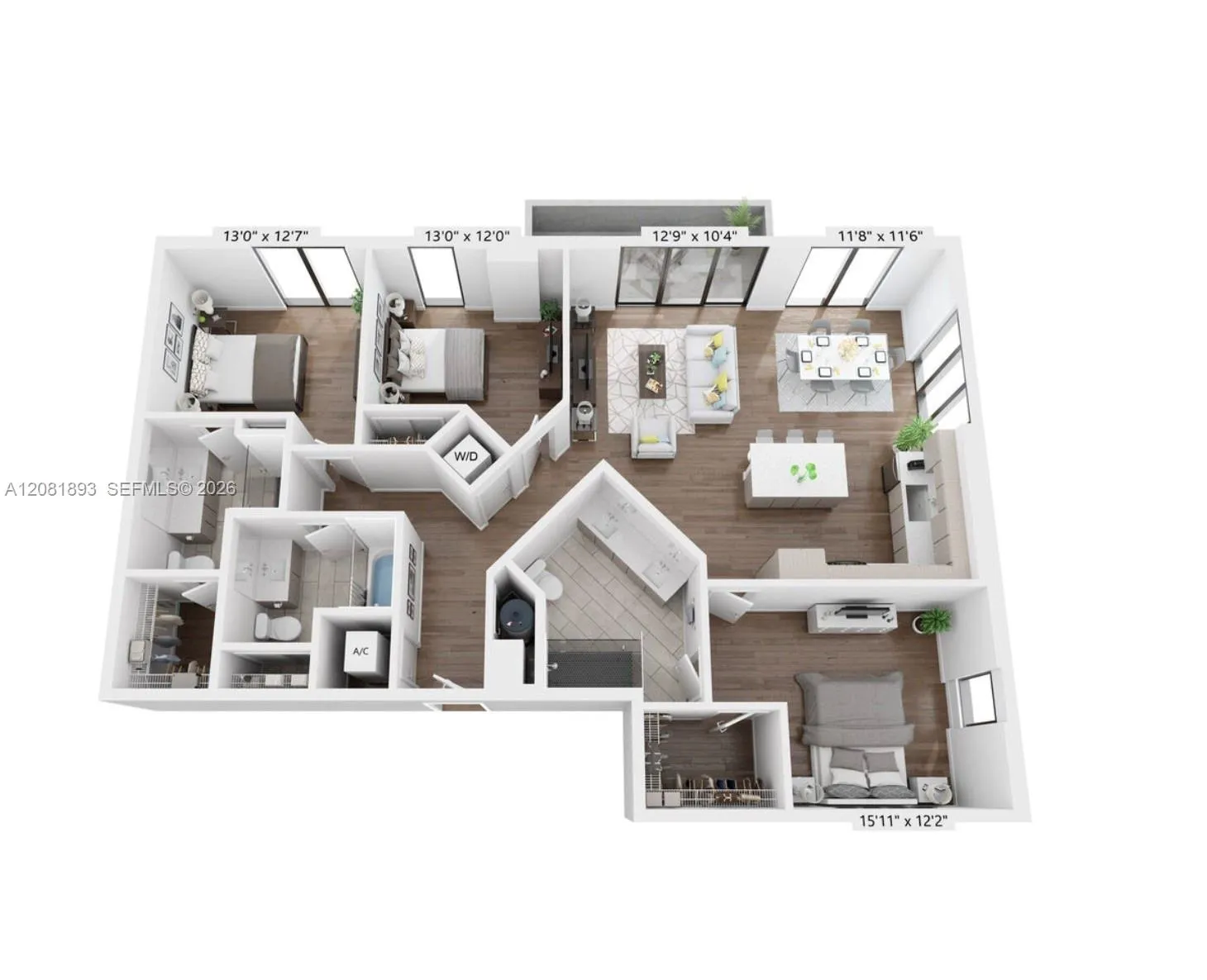 Foto de propiedad en 2800 SW 27th Terrace 1205, Miami, FL 33133 Miami con MLS# 
