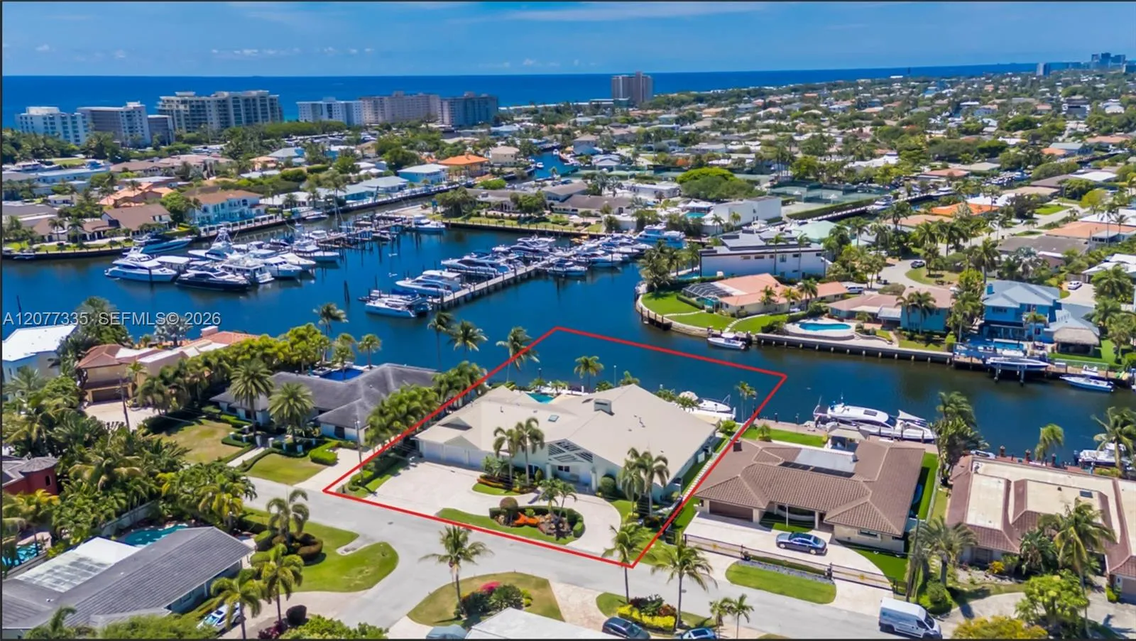Foto de propiedad en 2820 NE 44th Street, Lighthouse Point, FL 33064 Lighthouse Point con MLS# 