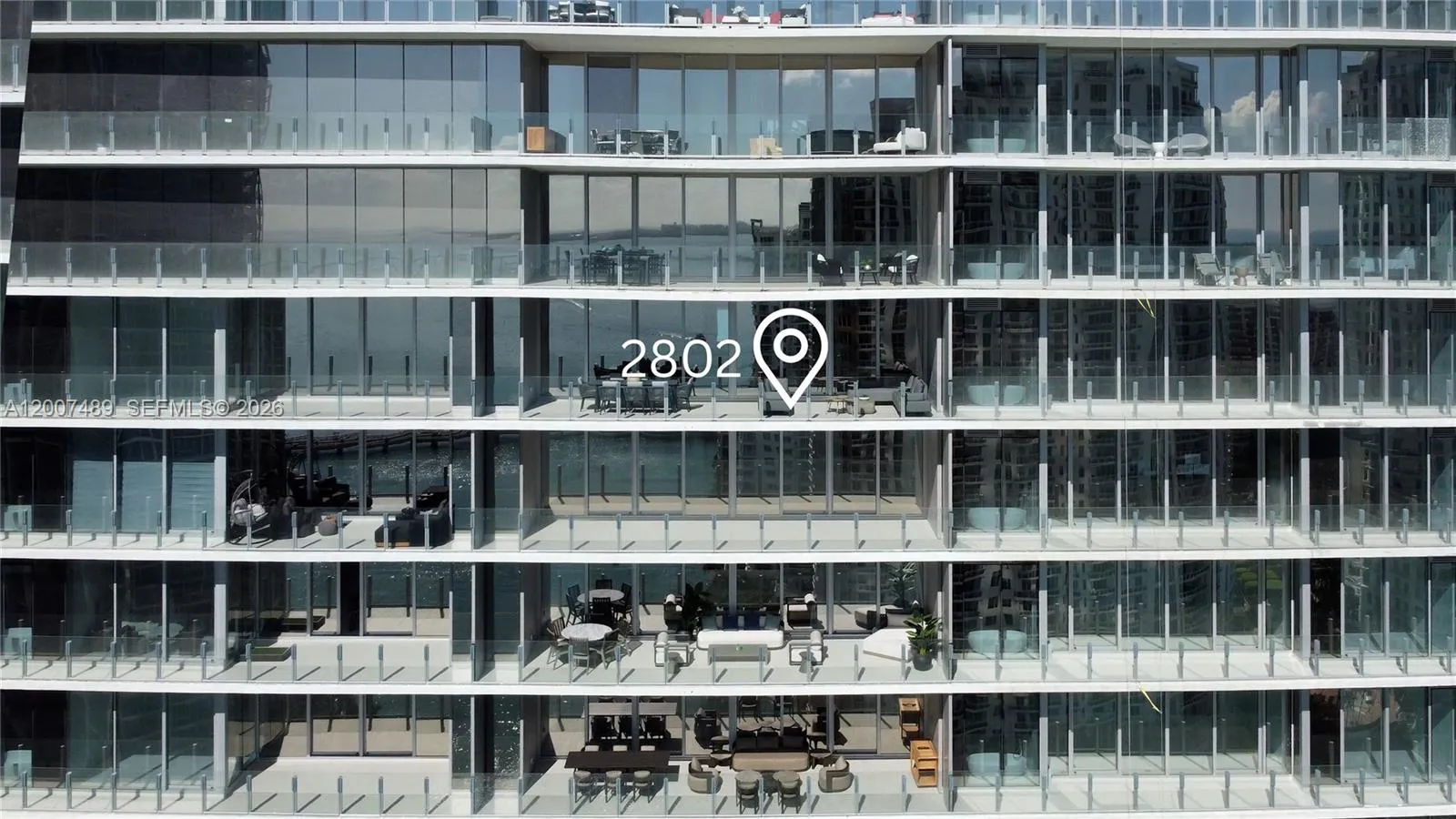 Foto de propiedad en 300 Biscayne Blvd Way 2802, Miami, FL 33131 Miami con MLS# 