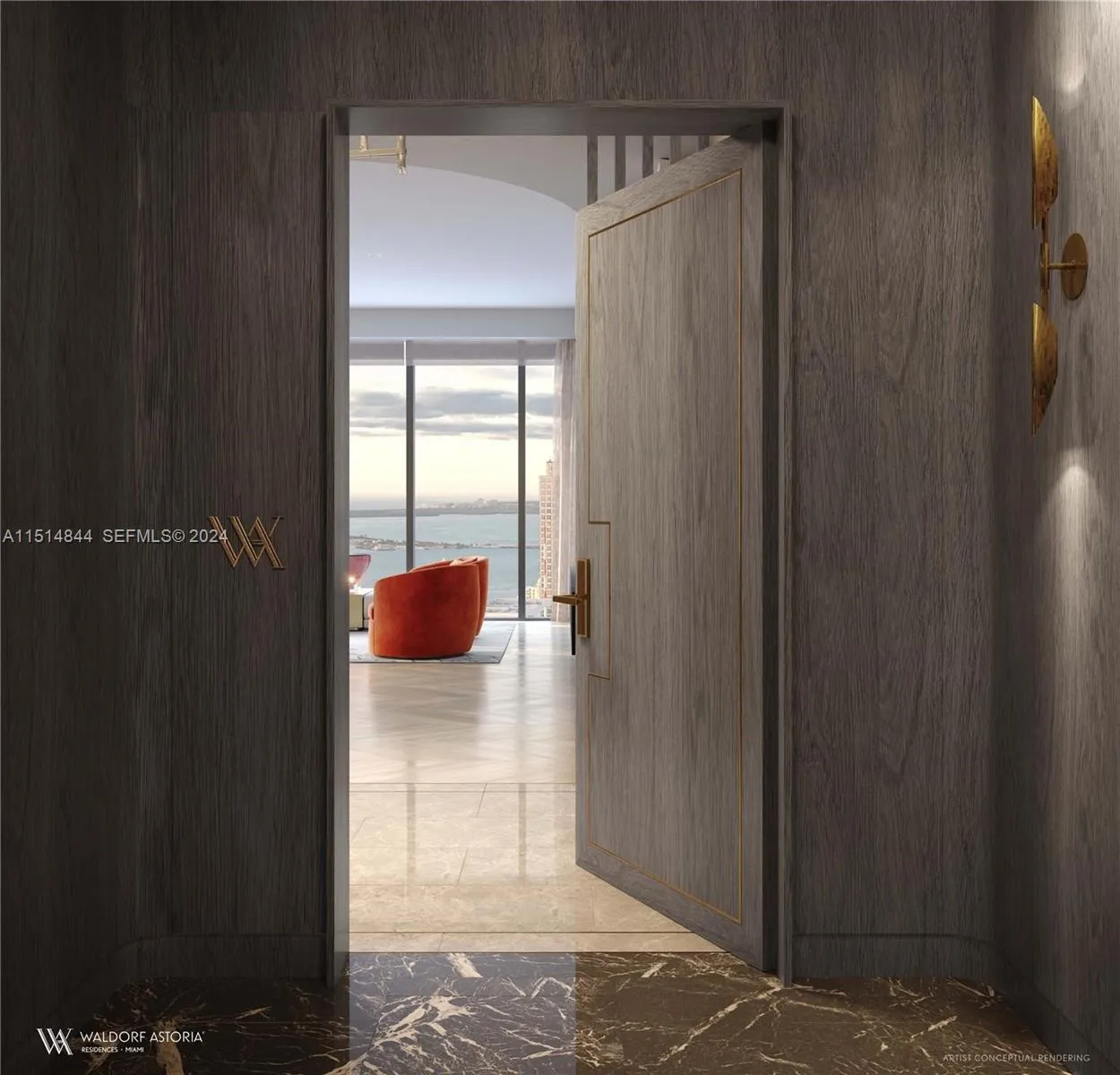 Foto de propiedad en 300 N Biscayne Boulevard 7801, Miami, FL 33132 Miami con MLS# 