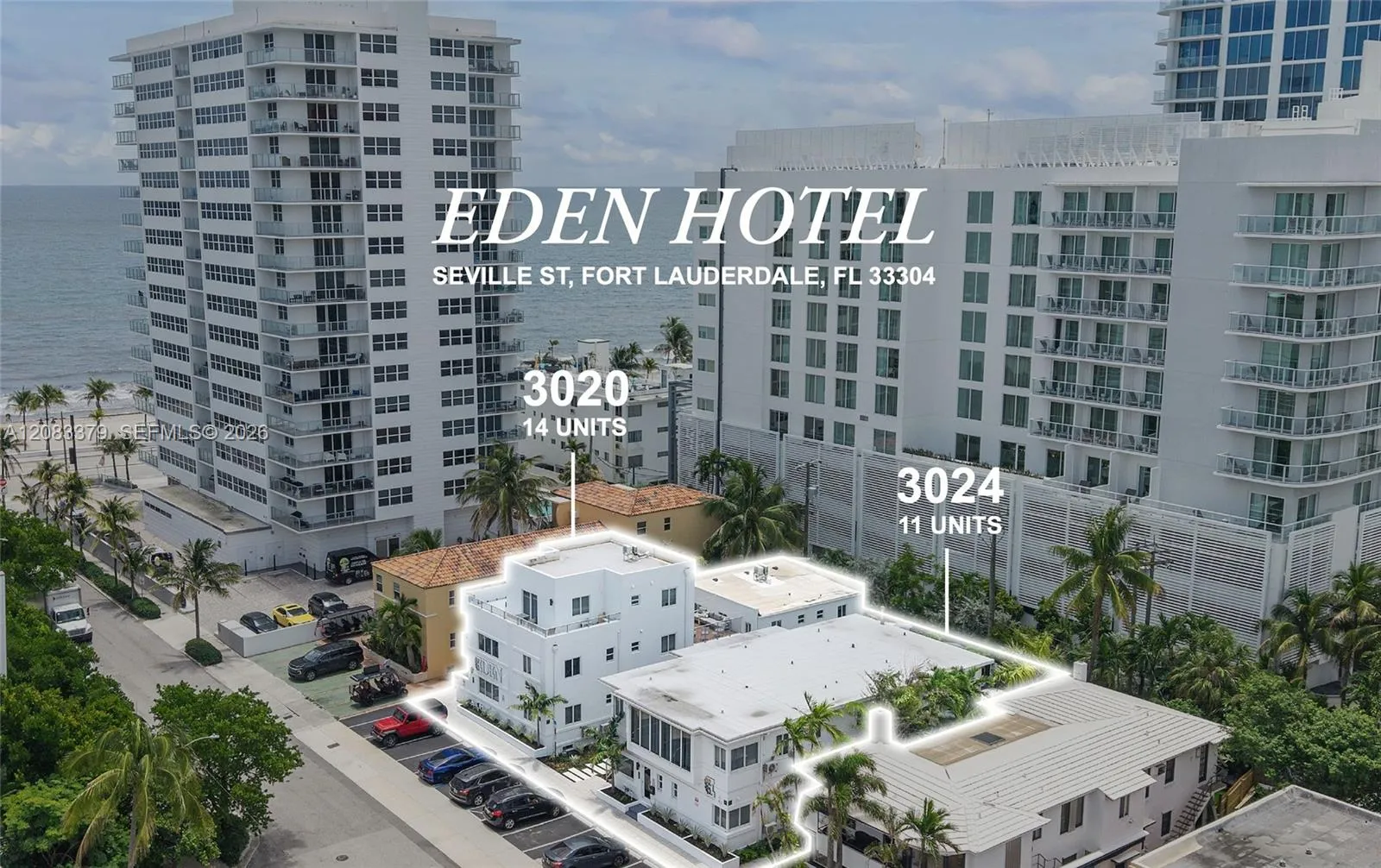 Foto de propiedad en 3020 + 3024 Seville Street, Fort Lauderdale, FL 33304 Fort Lauderdale con MLS# 