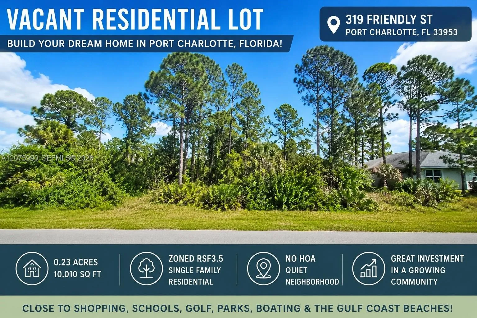 En Venta 319 Friendly, Port Charlotte, FL 33953, Port Charlotte, FL 33953