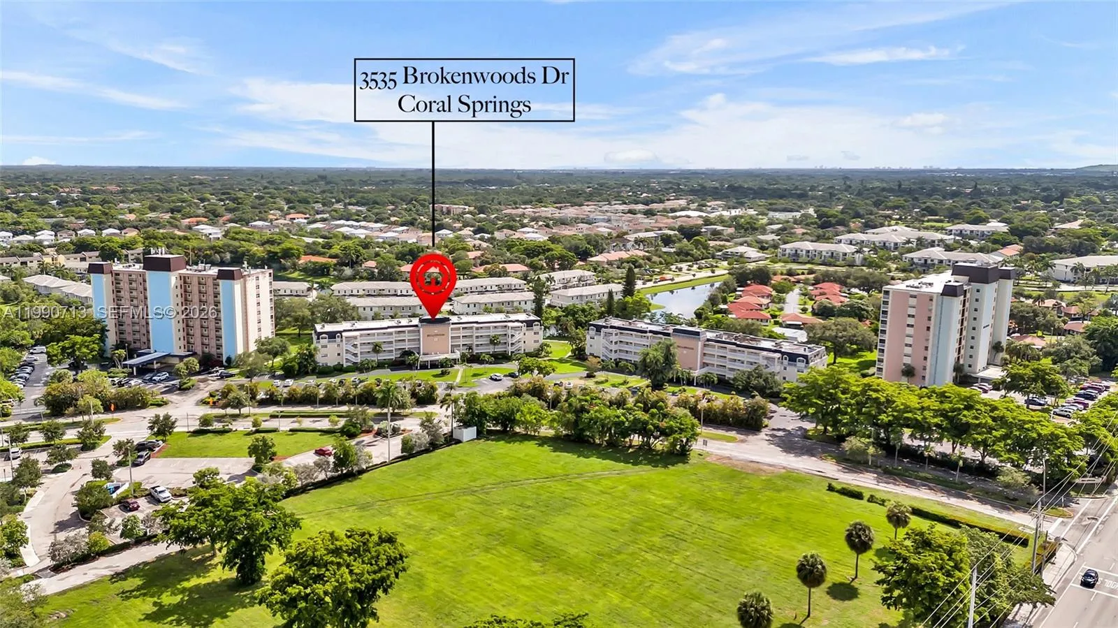 Foto de propiedad en 3535 Broken Woods Drive 302, Coral Springs, FL 33065 Coral Springs con MLS# 