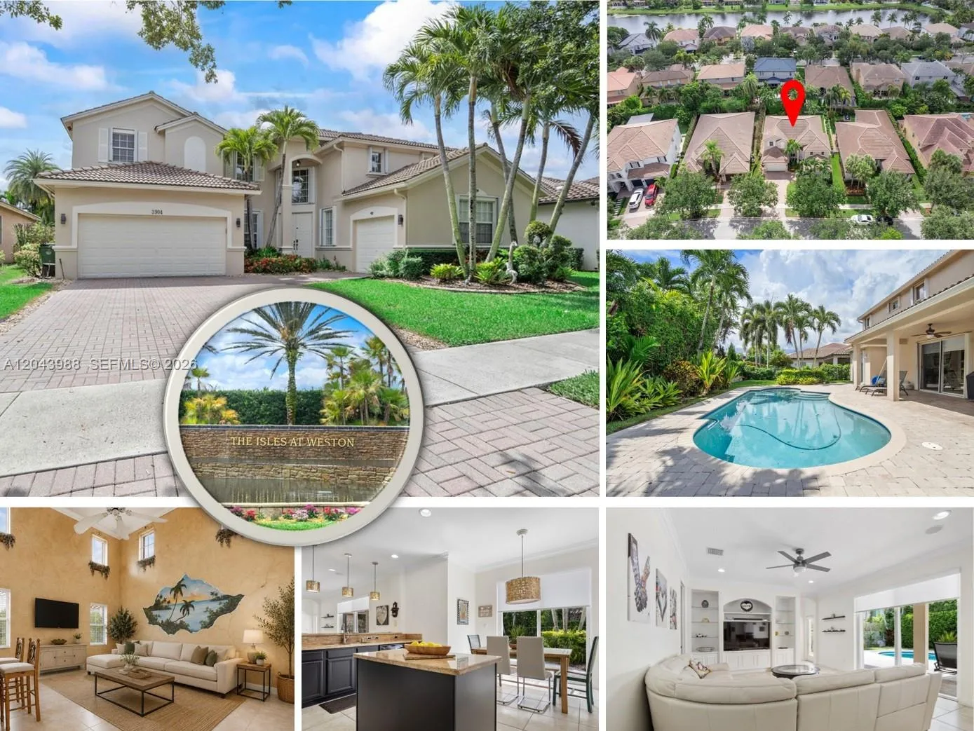 Foto de propiedad en 3904 W Gardenia Avenue, Weston, FL 33332 Weston con MLS# 