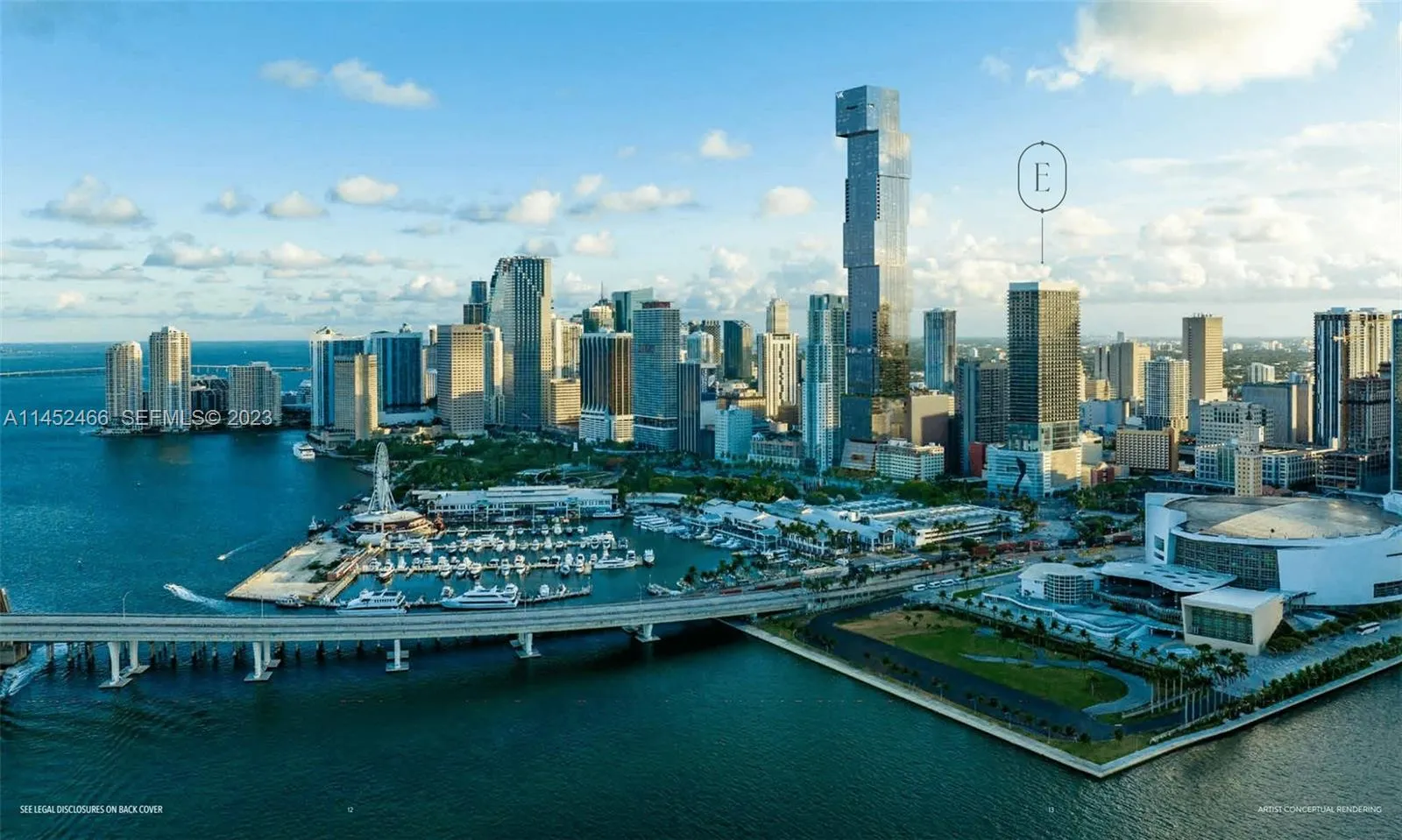 Foto de propiedad en 398 NE 5th Street 1614, Miami, FL 33132 Miami con MLS# 