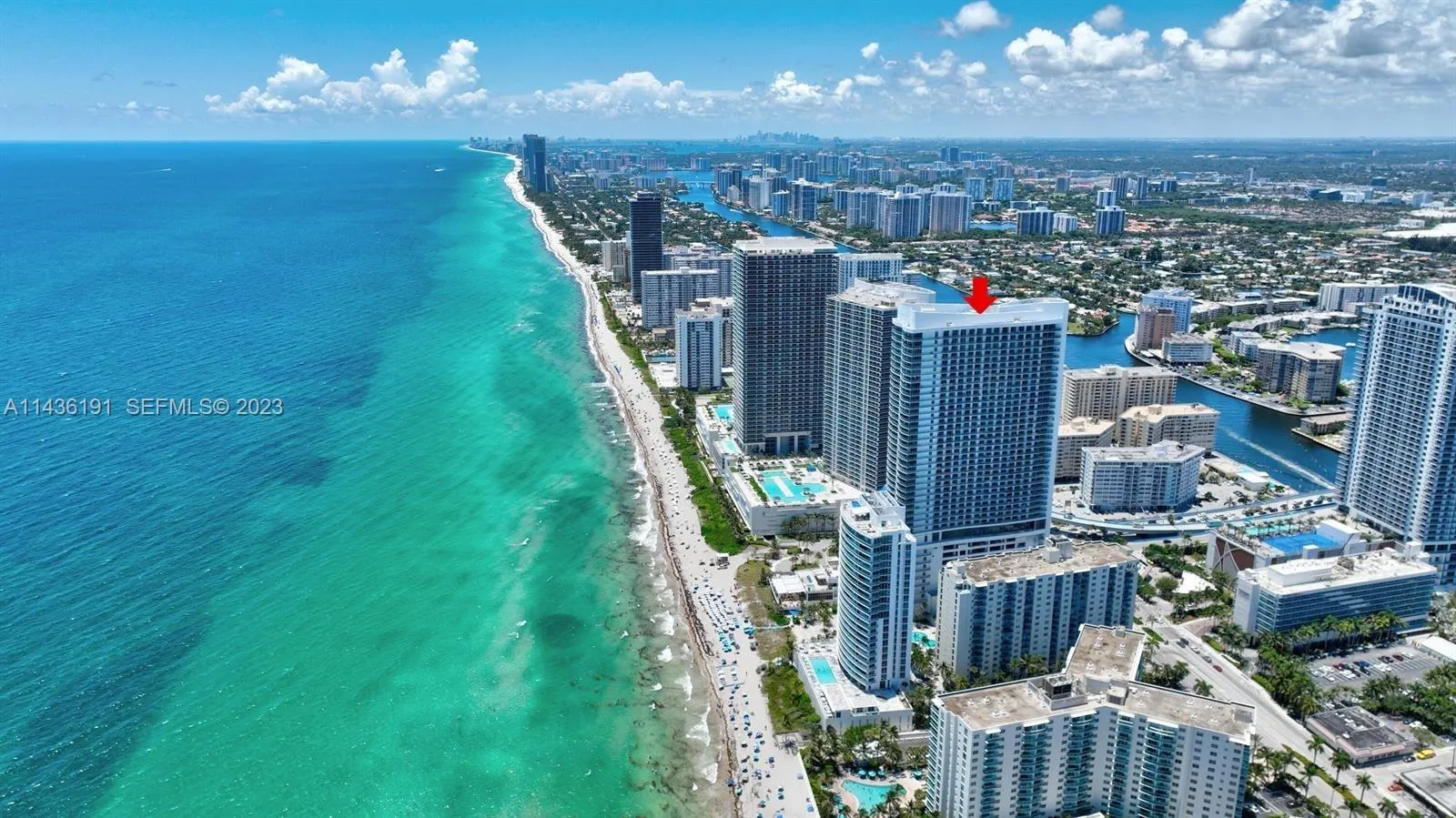 Foto de propiedad en 4111 S Ocean Drive 2307, Hollywood, FL 33019 Hollywood con MLS# 