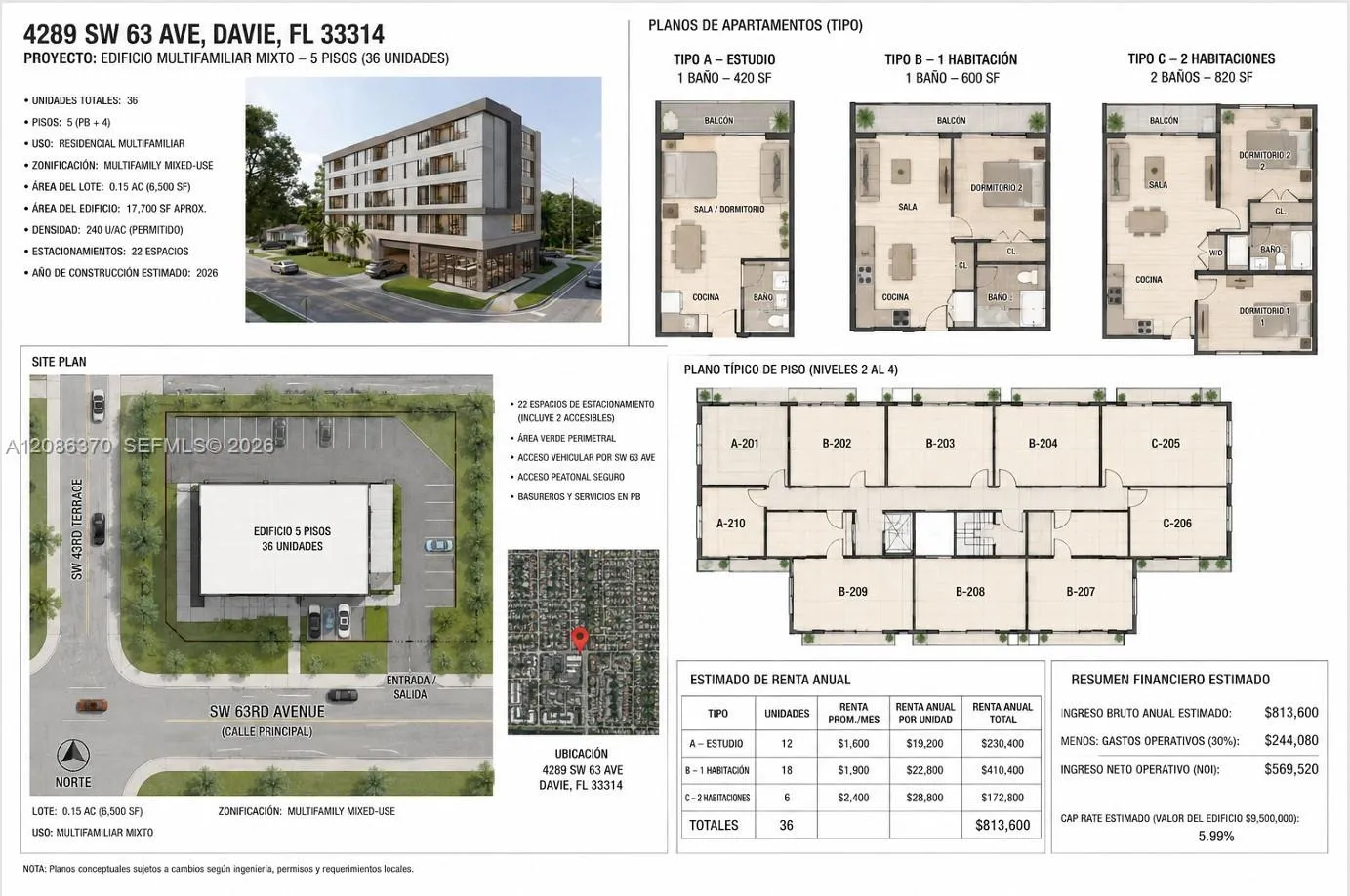 En Venta 4289 SW 63rd Avenue, Davie, FL 33314, Davie, FL 33314