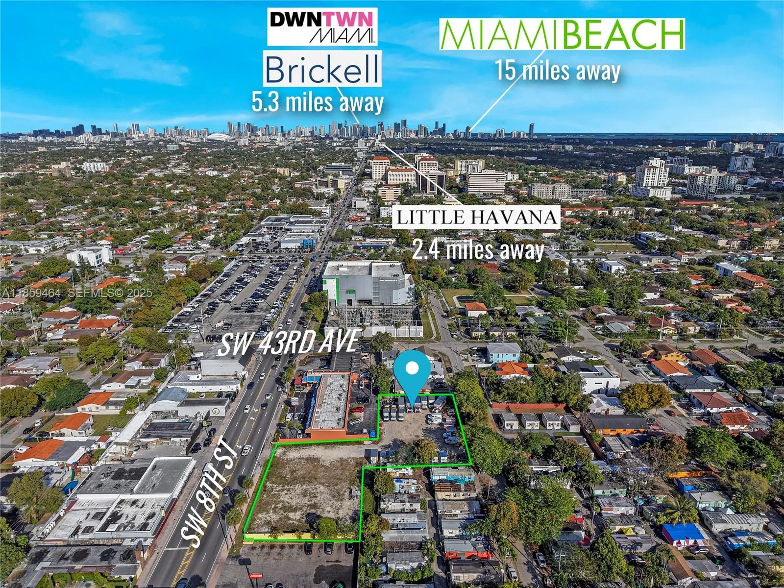 Foto de propiedad en 4350 SW 8th Street, Coral Gables, FL 33134 Coral Gables con MLS# 