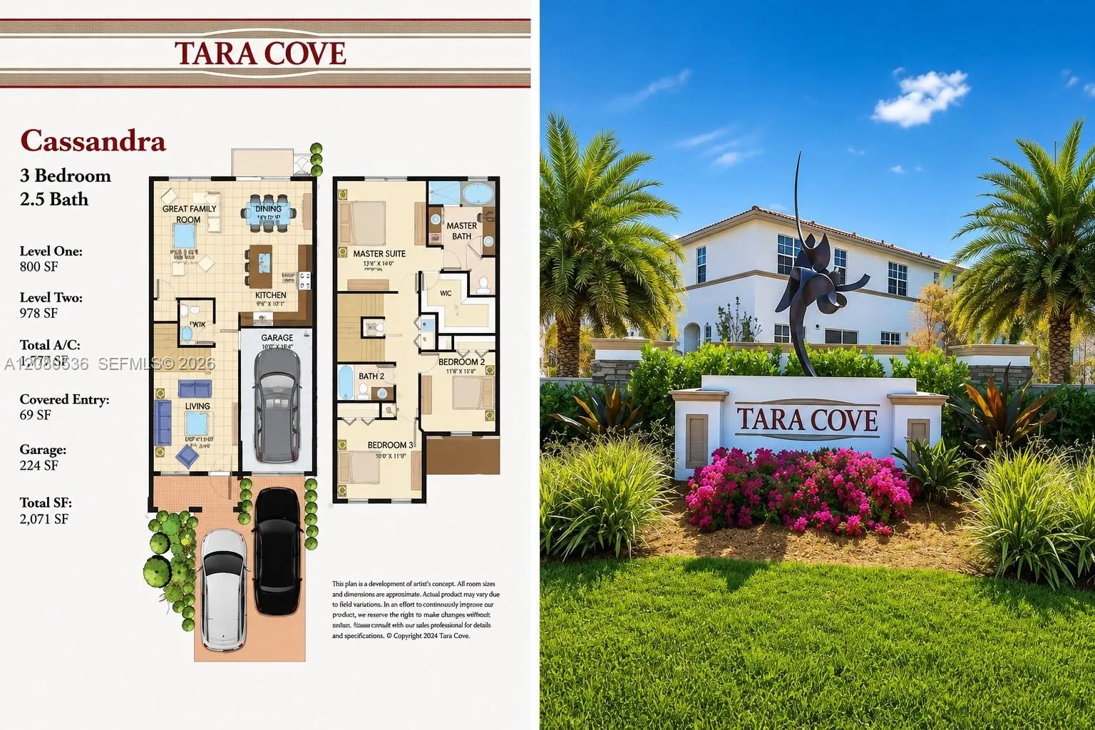 Foto de propiedad en 4571 Tara Cove Way A, West Palm Beach, FL 33417 West Palm Beach con MLS# 