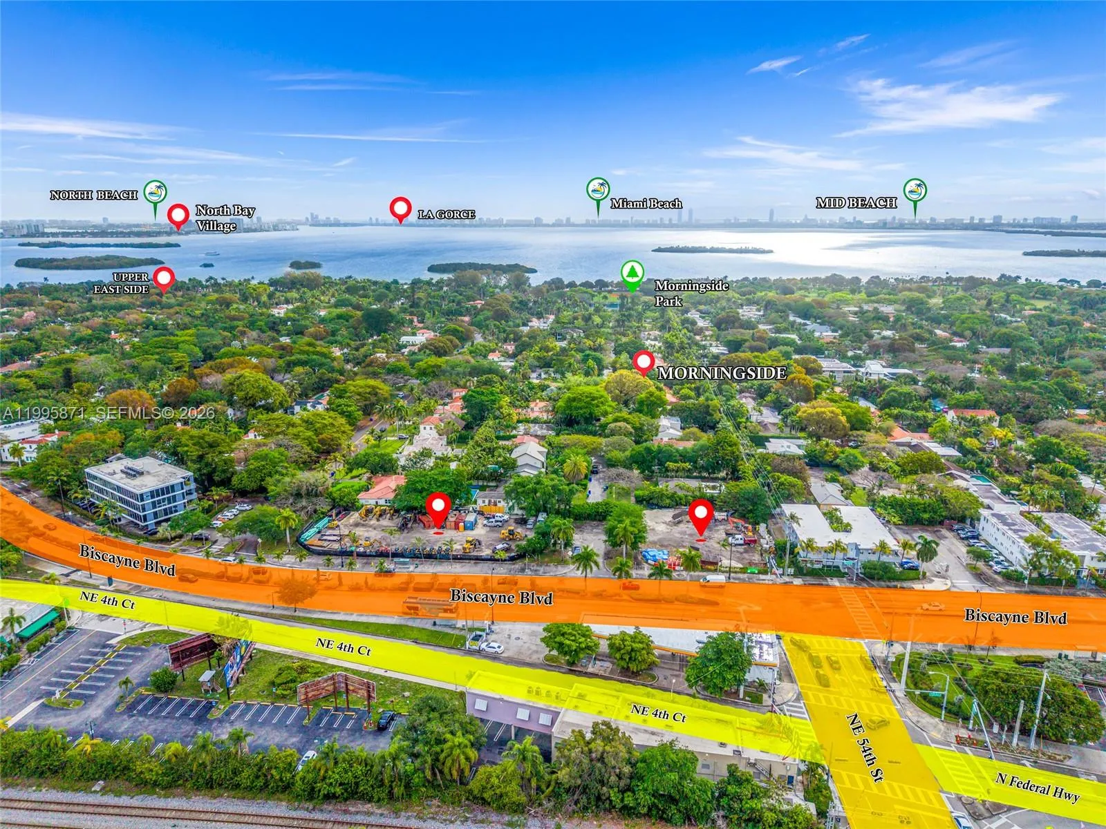 Foto de propiedad en 5445 & 5501 Biscayne Boulevard, Miami, FL 33137 Miami con MLS# 