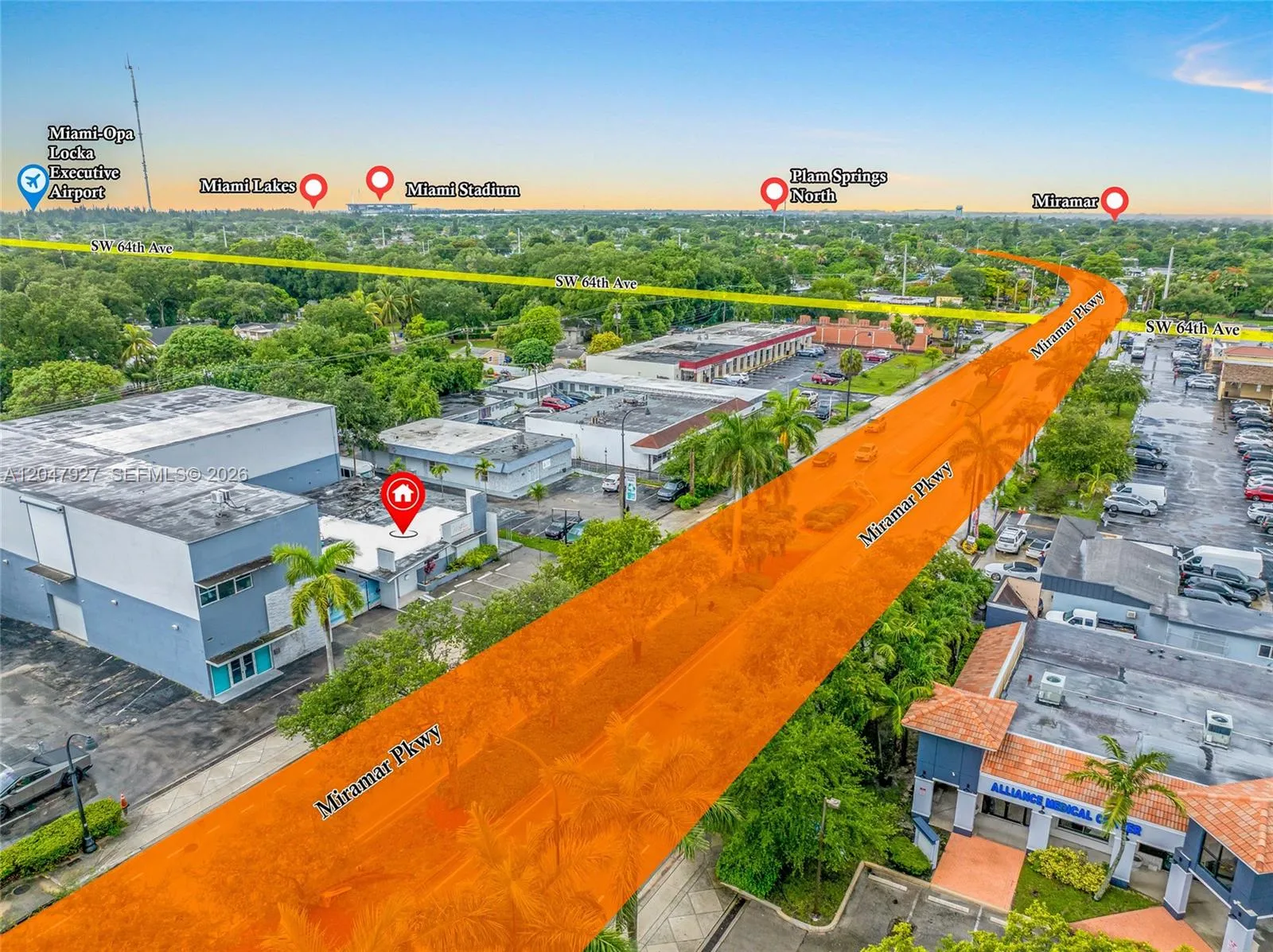 Foto de propiedad en 6240 Miramar Parkway, Miramar, FL 33023 Miramar con MLS# 