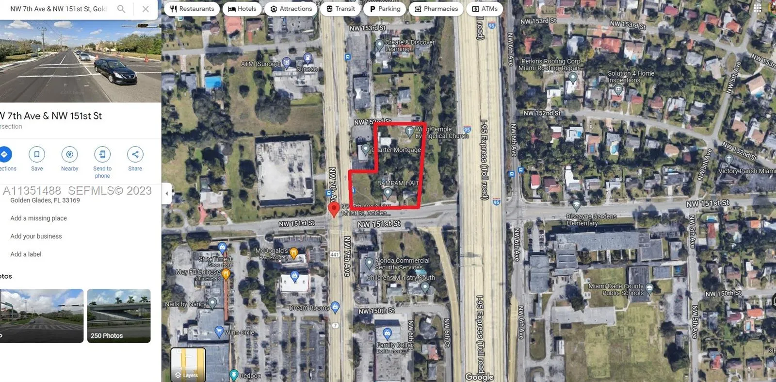 Foto de propiedad en 665 NW 151st Street, Miami, FL 33169 Miami con MLS# 