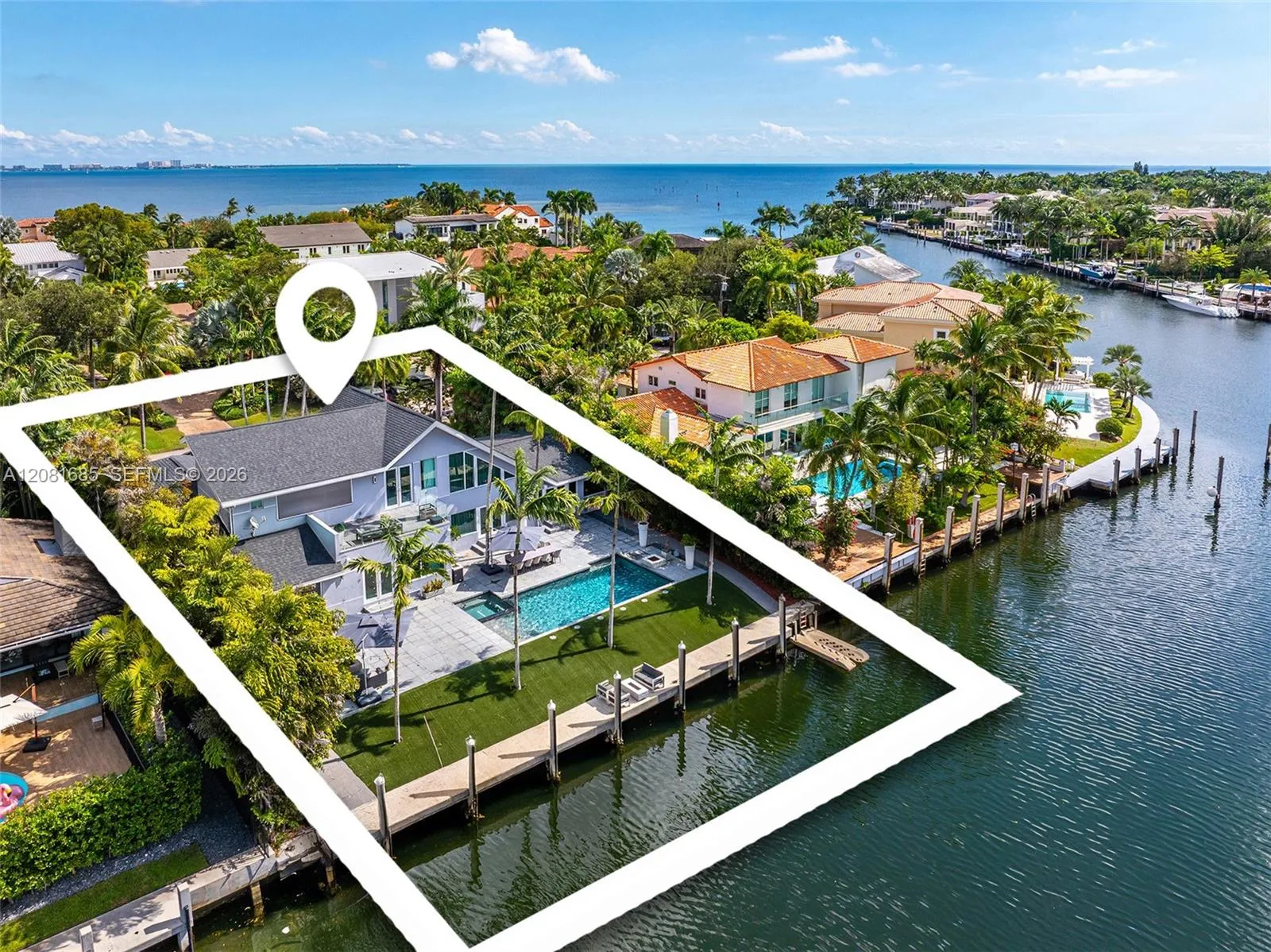 Foto de propiedad en 6944 Sunrise Terrace, Coral Gables, FL 33133 Coral Gables con MLS# 