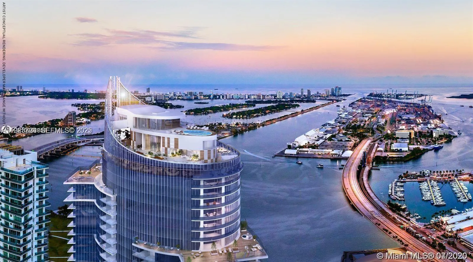 Foto de propiedad en 851 NE 1st Avenue 4911, Miami, FL 33132 Miami con MLS#