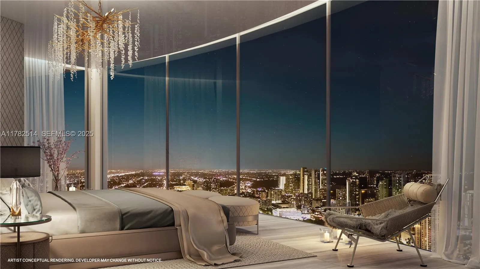Foto de propiedad en 851 NE 1st Avenue PH 5500, Miami, FL 33132 Miami con MLS# 