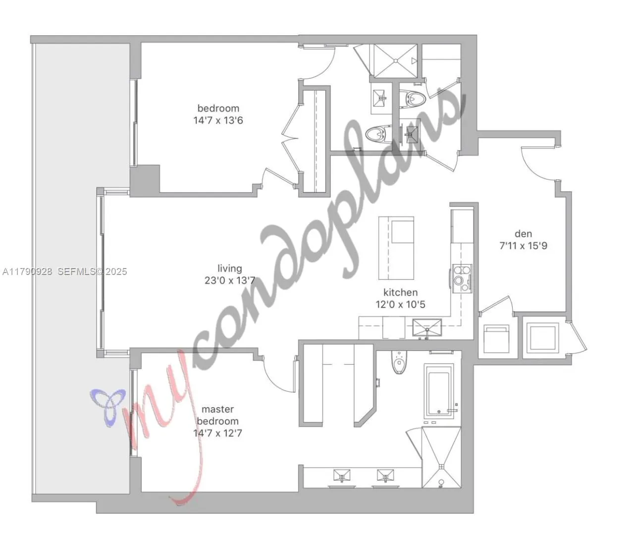 Foto de propiedad en 88 SW 7th Street 810, Miami, FL 33130 Miami con MLS# 