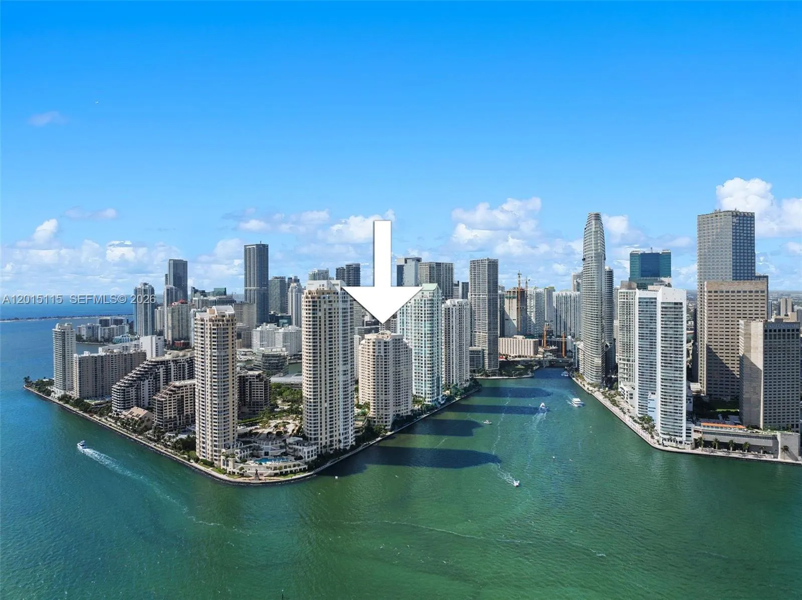 Foto de propiedad en 888 Brickell Key Drive 609, Miami, FL 33131 Miami con MLS#