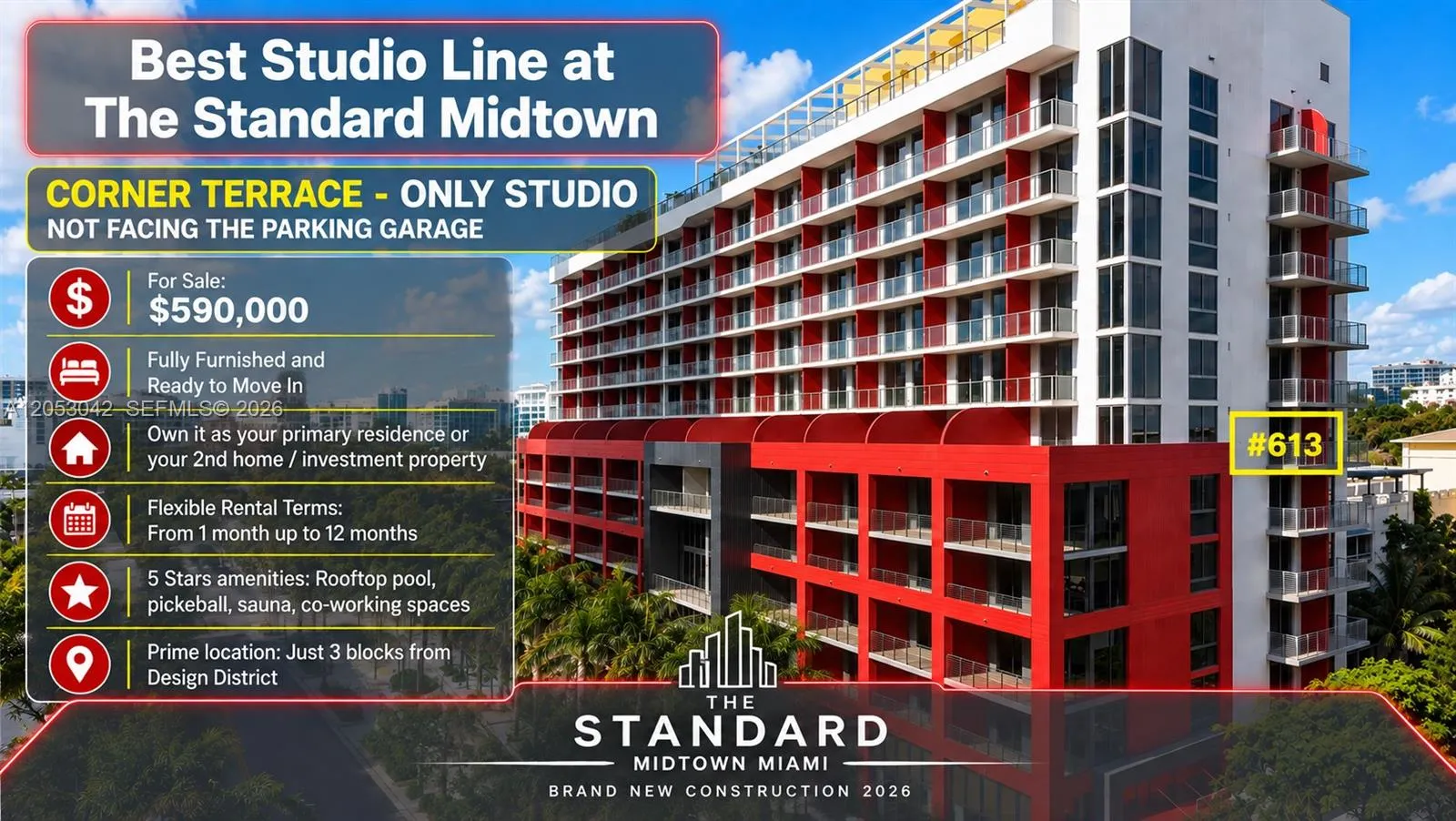Foto de propiedad en 90 NE 32 Street 613, Miami, FL 33137 Miami con MLS#