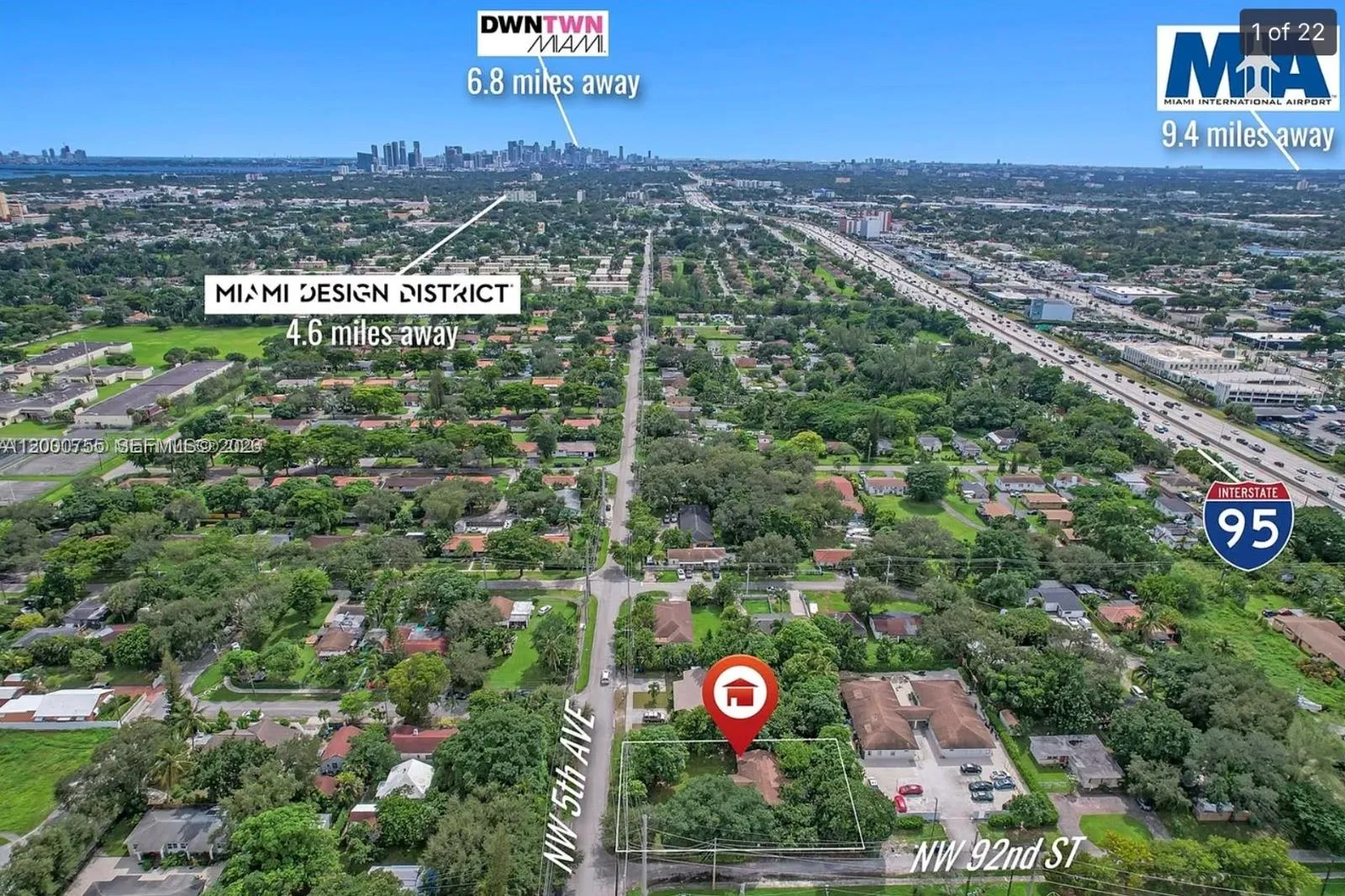 Foto de propiedad en 9156 NW 5th Avenue, Miami, FL 33150 Miami con MLS# 