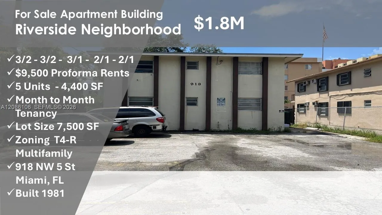 Foto de propiedad en 918 NW 5th Street, Miami, FL 33128 Miami con MLS# 