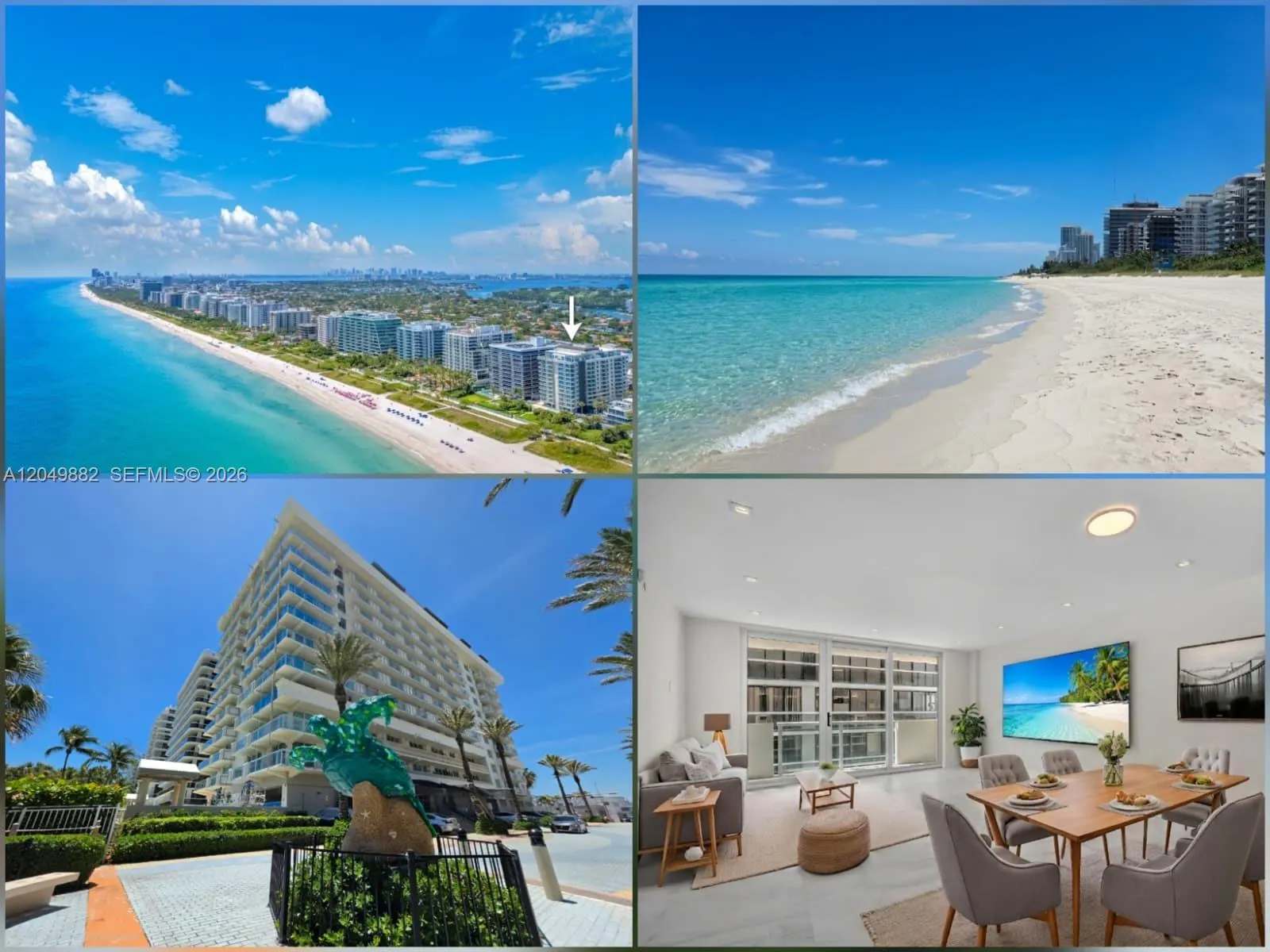 Foto de propiedad en 9499 Collins Avenue 1009, Surfside, FL 33154 Surfside con MLS# 