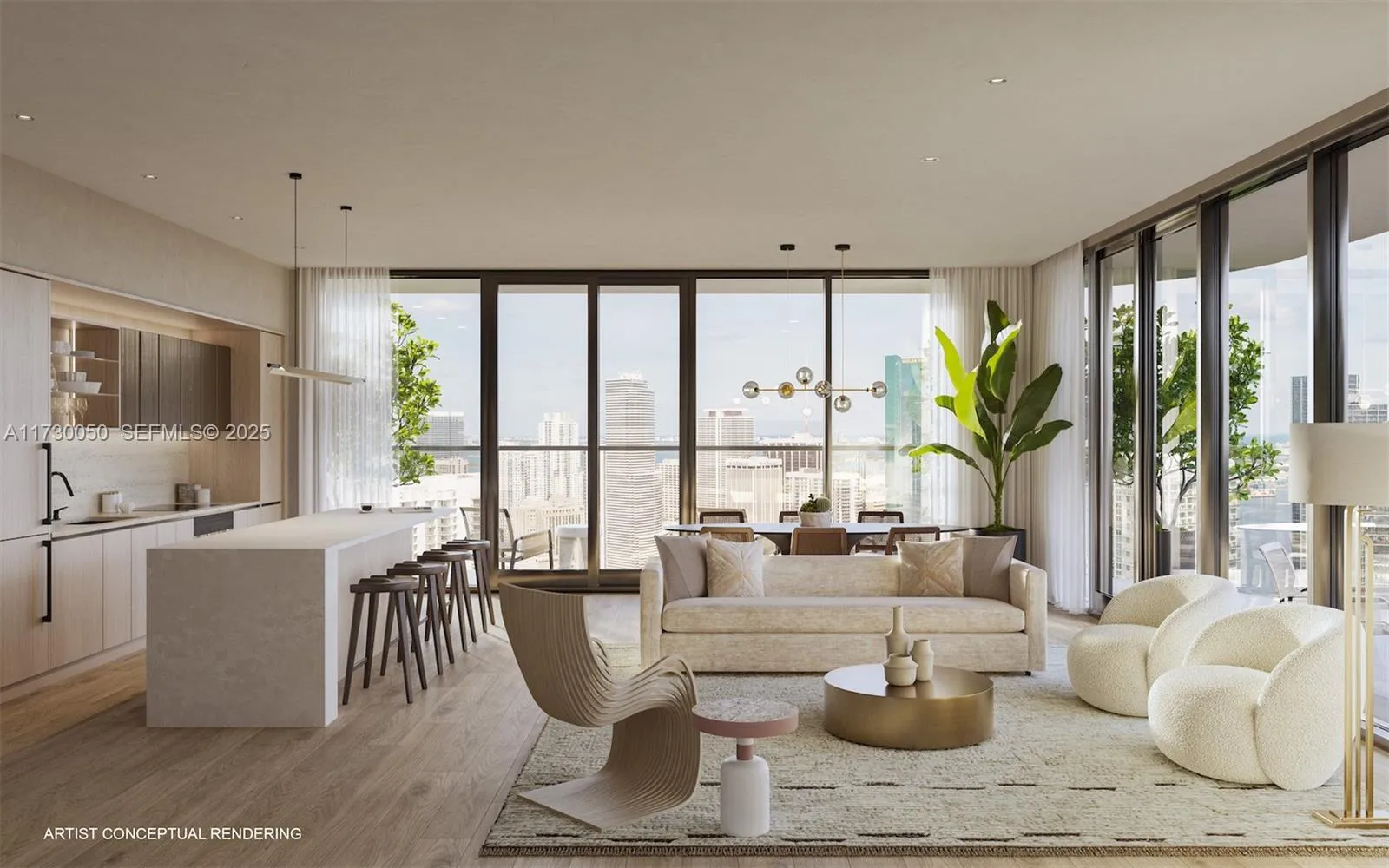 Foto de propiedad en 99 SW 7th Street PH-3506, Miami, FL 33131 Miami con MLS# 