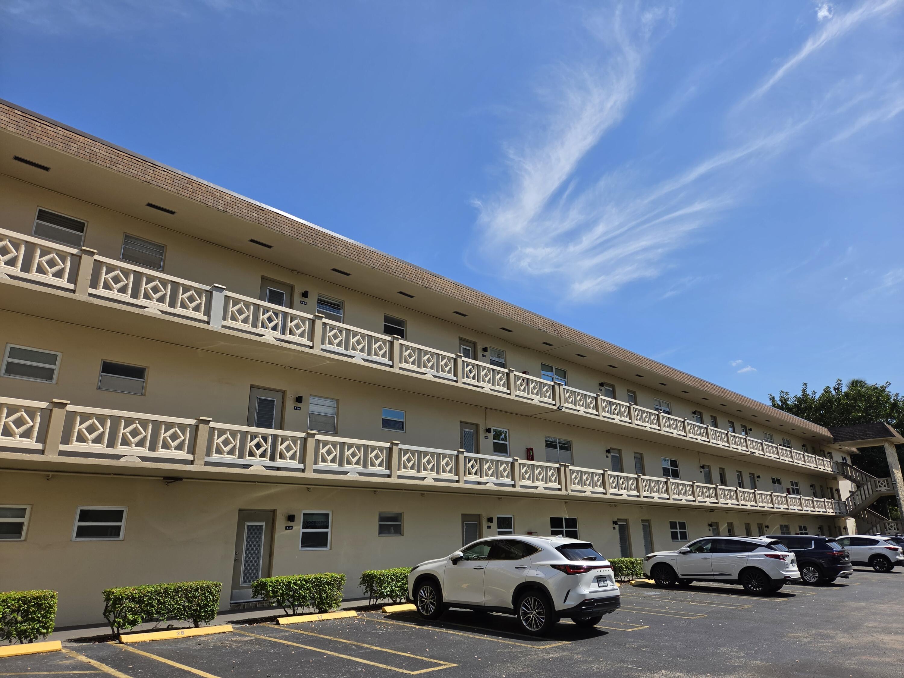 Building, Unit is second floor in the middle