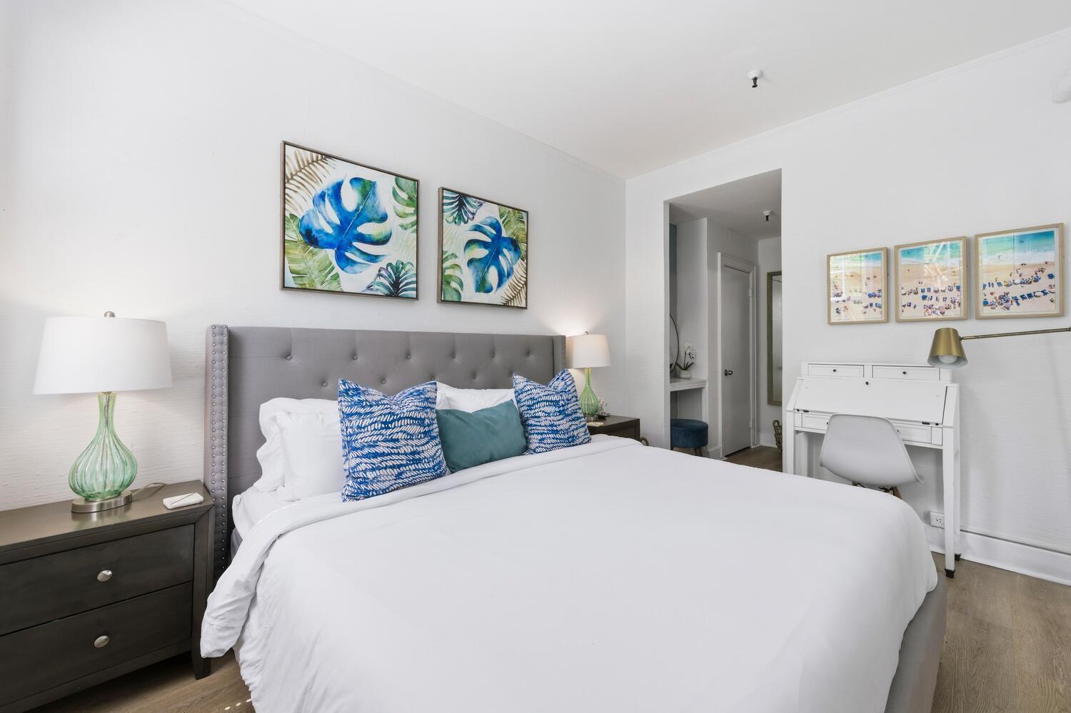 Bedroom with Designer Accents