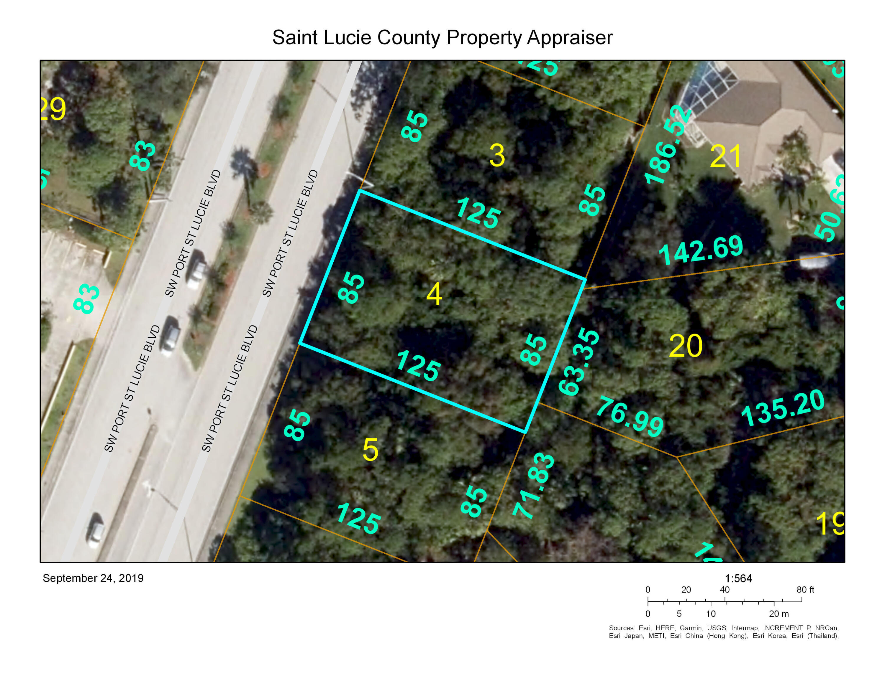 Foto de propiedad en 2725 SW Port St Lucie Street, Port St. Lucie, FL 34953 Port St. Lucie con MLS# 