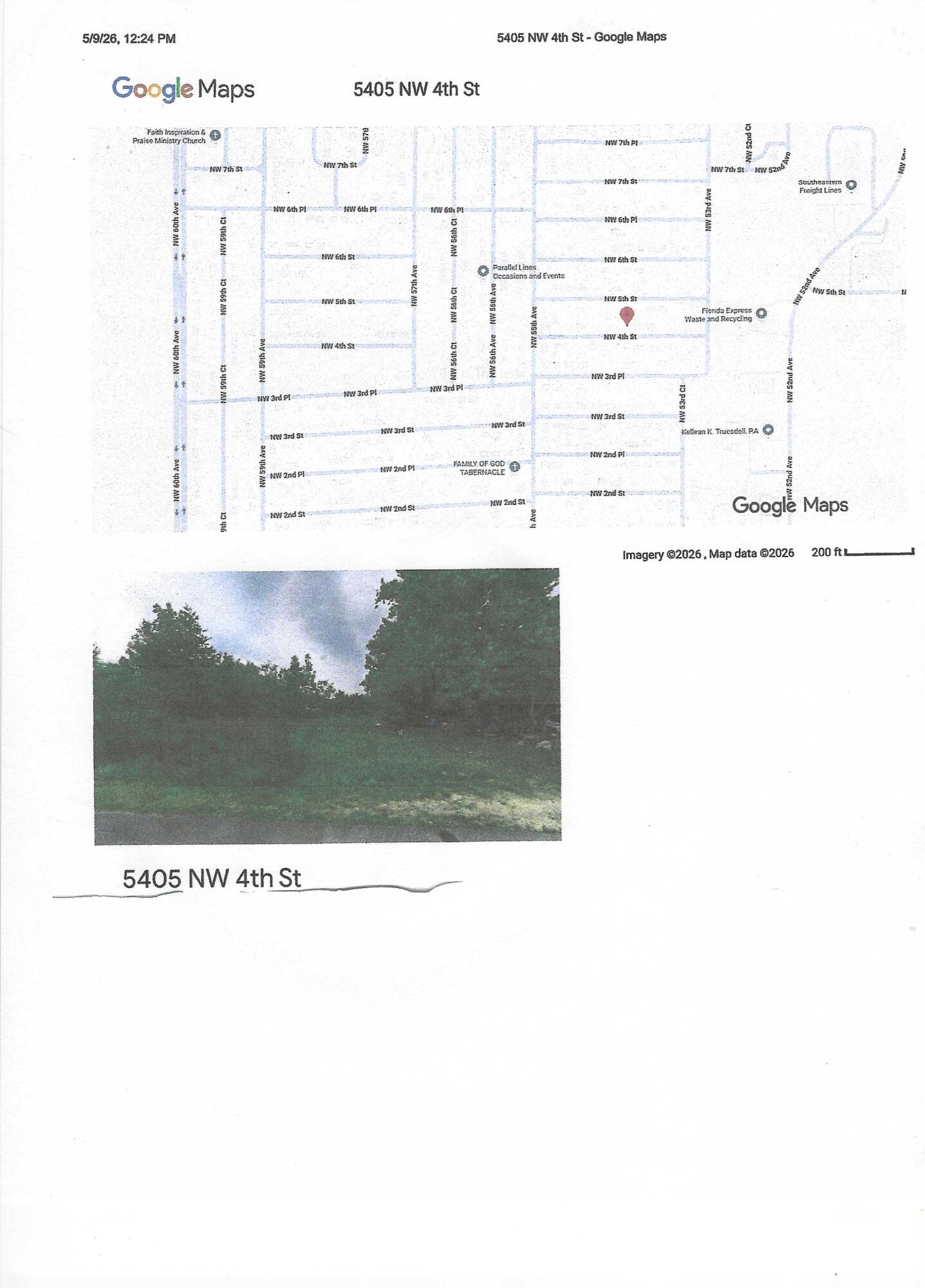 Foto de propiedad en 5405 NW 4th Street, Ocala, FL 34482 Ocala con MLS# 