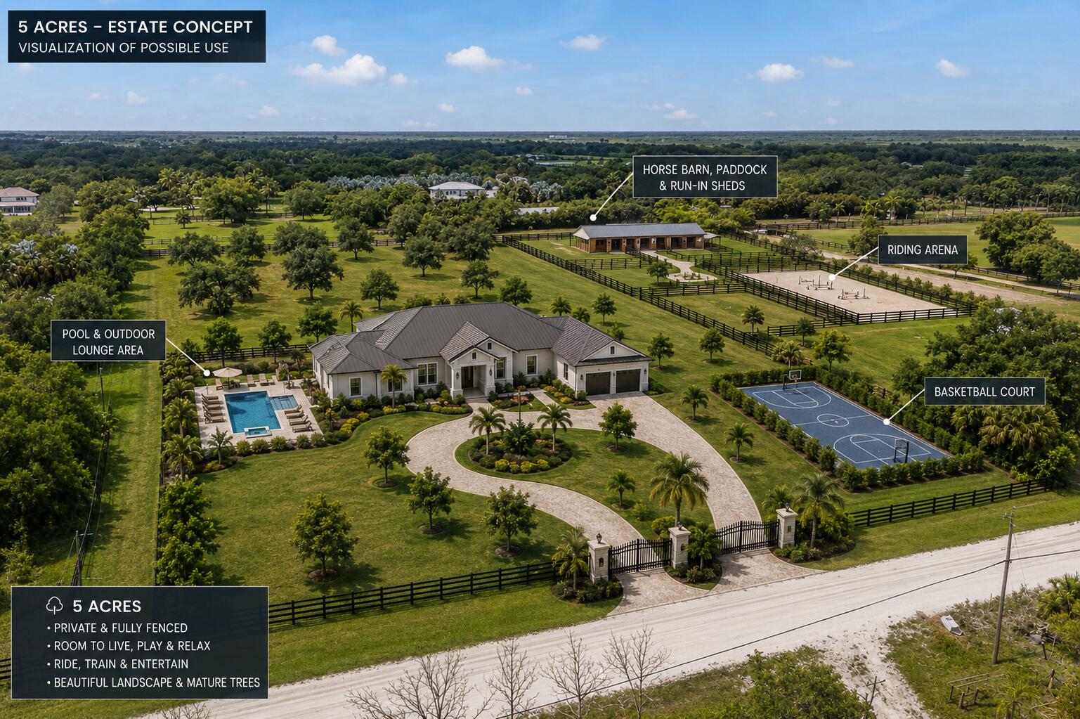 Foto de propiedad en 16526 Hollow Tree Lane, Wellington, FL 33470 Wellington con MLS# 