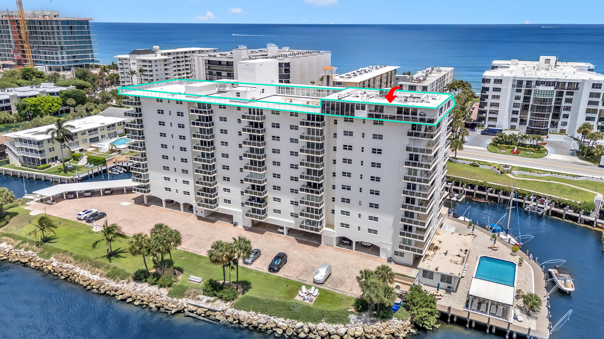 Foto de propiedad en 1160 Hillsboro Mile Ph, Hillsboro Beach, FL 33062 Hillsboro Beach con MLS# 