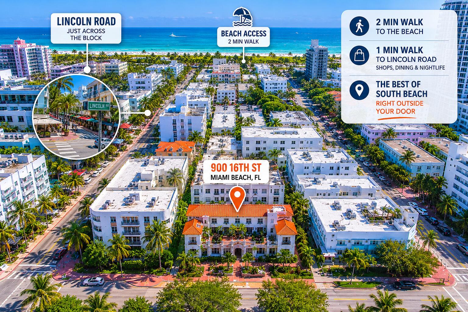 Foto de propiedad en 900 16th Street 102, Miami Beach, FL 33139 Miami Beach con MLS# 